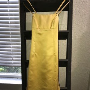 Yellow Nicole Miller dress